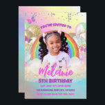 Rainbow Kids Birthday Party Invitation<br><div class="desc">Rainbow Birthday Party Invitation is perfect for a vibrant and cheerful celebration. Featuring a playful rainbow design with a mix of bold and pastel colors, this invitation is sure to bring a smile to your child's face and set the tone for a fun-filled party. With customizable text and the option...</div>