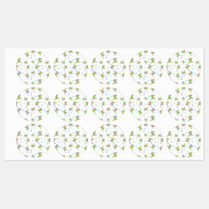 rainbow kids dog puppy polka dot bright fun colors labels