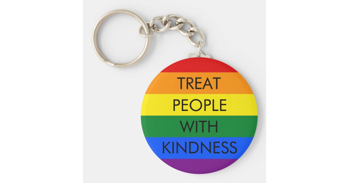 Rainbow Kindness Keychain