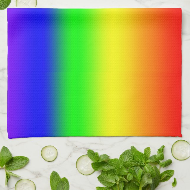 Rainbow Kitchen Towel (Folded)