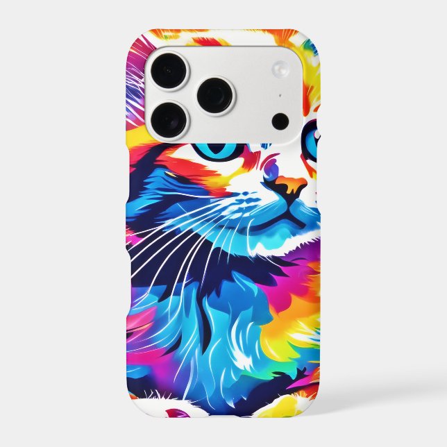 Rainbow Kitten Dreams Iphone Case (Back)