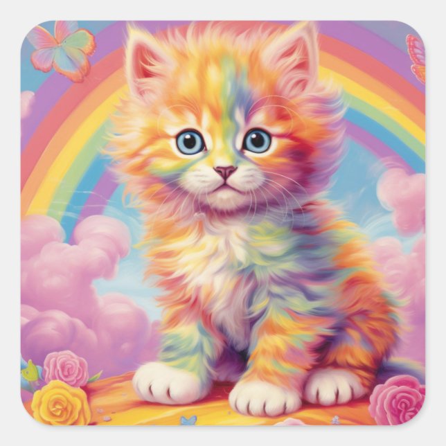 Rainbow Kitten Stickers (Front)