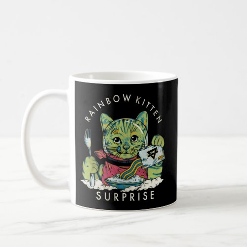 Rainbow Kitten Surprise Coffee Mug