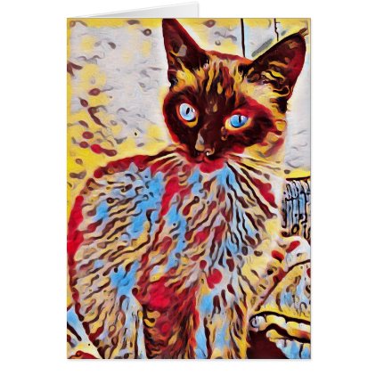 Rainbow Kitty Greeting Card