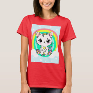 Rainbow kitty T-Shirt