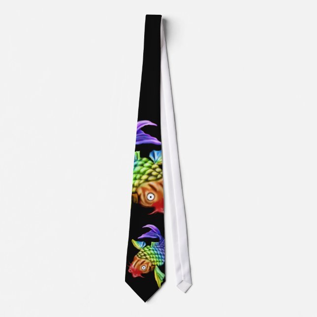 rainbow Koi Tie (Front)