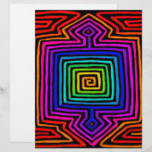 Rainbow Kuna Indian Mola (Front/Back)