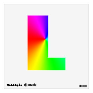 Rainbow L Wall Sticker