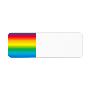 rainbow label