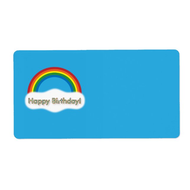 Rainbow Label (Front)