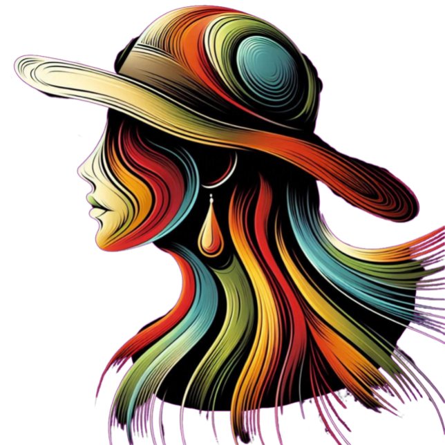 Rainbow Lady T-Shirt Design (Rainbow Goddess )