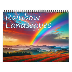 Rainbow Landscapes Calendar