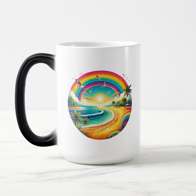 Rainbow Large Morphing Color Morph Mug (Left)