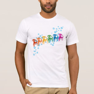 Rainbow Lawn Chairs T-Shirt