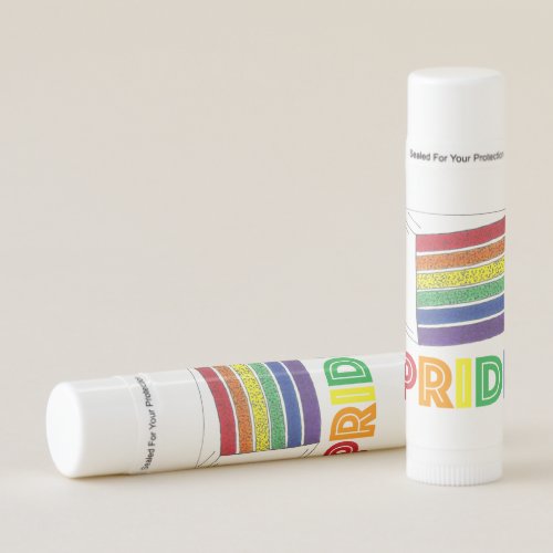 Rainbow Layer Cake Slice LGBT Gay Pride LOVE Heart Lip Balm Rainbow Layer Cake Slice LGBT Gay Pride LOVE Heart Lip Balm