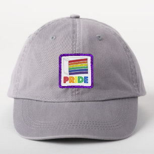 Rainbow Layer Cake Slice LGBT Gay Pride LOVE Patch
