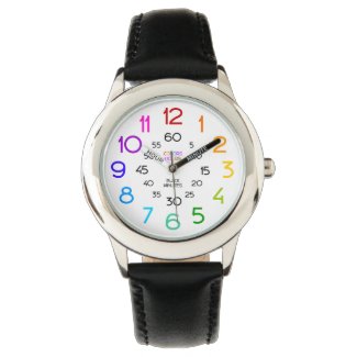 Rainbow Learn to Tell Time Watch for Kids