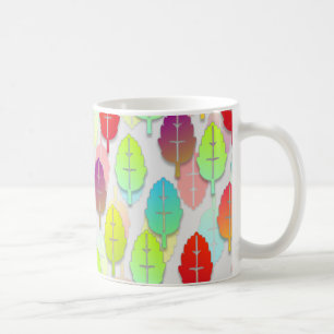 Rainbow Leaves Coffee Mug