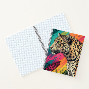 Rainbow Leopard Art Notebook