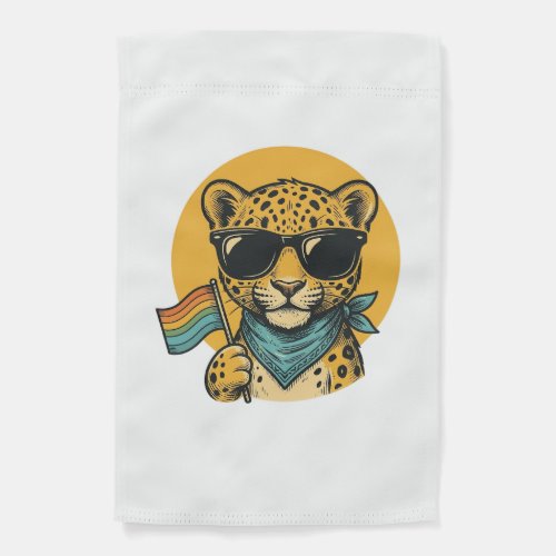 Rainbow Leopard Pride Flag Vintage Vector Design_1