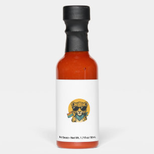 Rainbow Leopard Pride Flag Vintage Vector Design_1 Hot Sauces