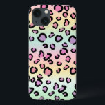 Rainbow Leopard Print Aesthetic Cheetah Pattern iPhone 13 Case<br><div class="desc">Rainbow Leopard Print Aesthetic Cheetah Pattern</div>