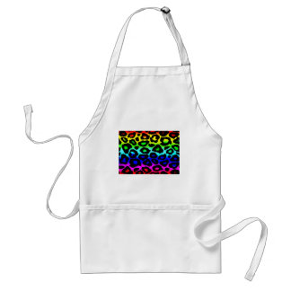 rainbow_leopard_print-altered adult apron
