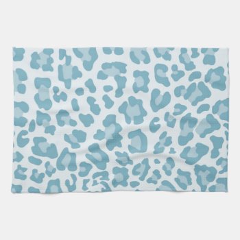 Rainbow Leopard Print Collection - Light Blue Towel by VoXeeD at Zazzle