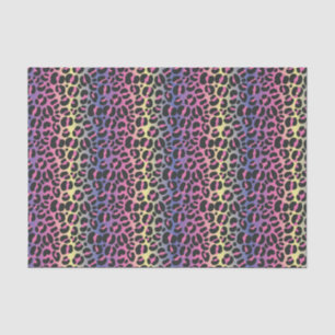 Rainbow Leopard Print Tissue Paper