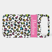 Rainbow Leopard Rhinestone Leopard BLING iPhone Case-Mate iPhone Case (Back (Horizontal))