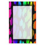 Rainbow Leopard Stationery
