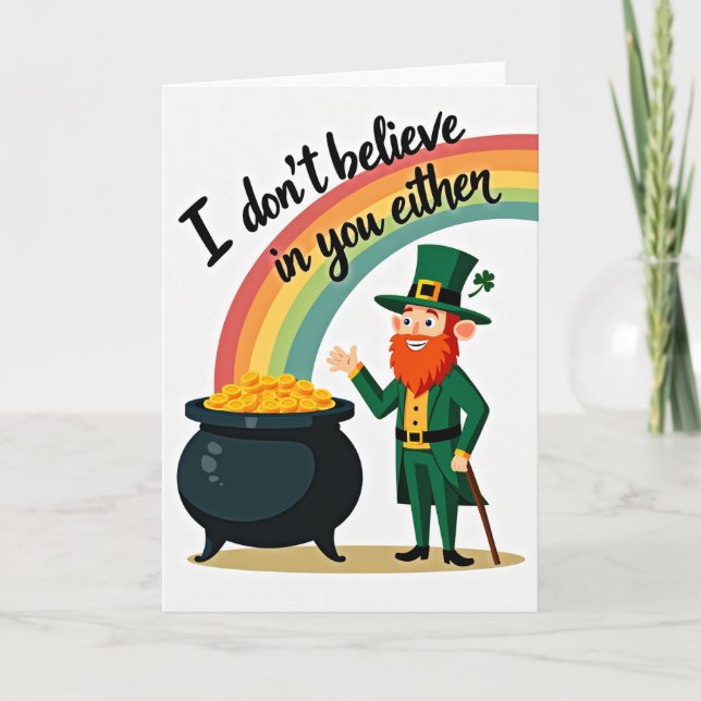Rainbow Leprechaun Gold Card (Front)
