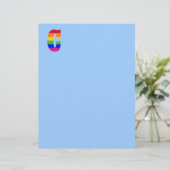 Rainbow Letter C (Standing Front)
