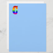 Rainbow Letter C (Front/Back)