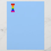 Rainbow Letter I (Front)