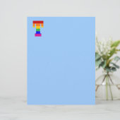 Rainbow Letter T (Standing Front)