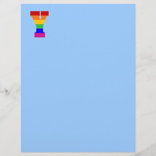 Rainbow Letter Y (Front)