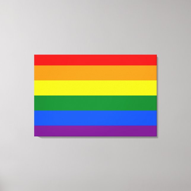 Rainbow (LGBT) Canvas Print (Front)