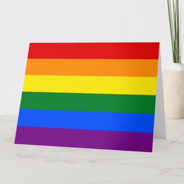 Rainbow (LGBT) Card (Front)