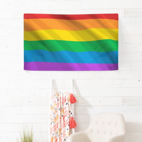 Rainbow LGBT flag Banner