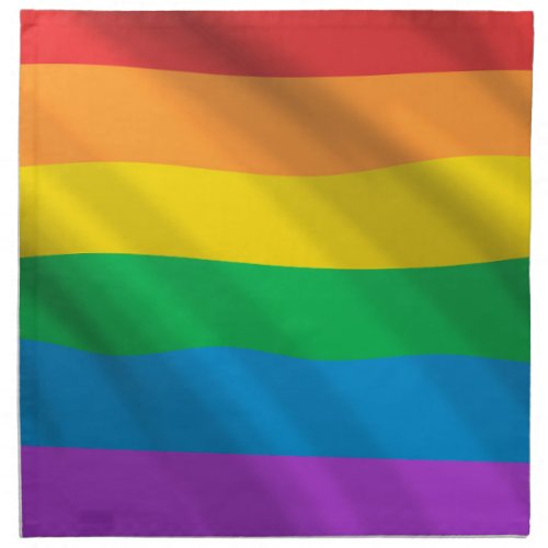 Rainbow LGBT flag  Cloth Napkin