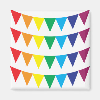 Rainbow LGBT flag magnet