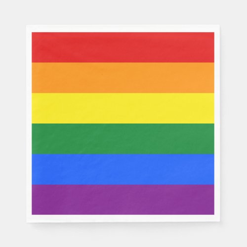Rainbow LGBT Flag Napkins