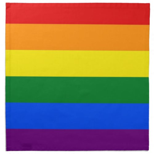 Rainbow LGBT Flag on MoJo Napkin