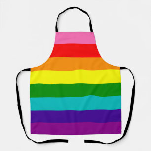 Rainbow LGBT gay flag All-Over Print Apron