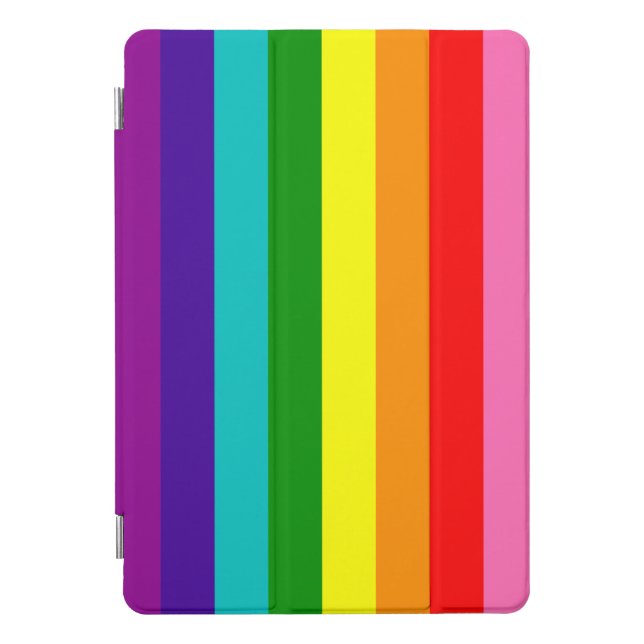 Rainbow LGBT gay flag iPad Smart Cover (Front)