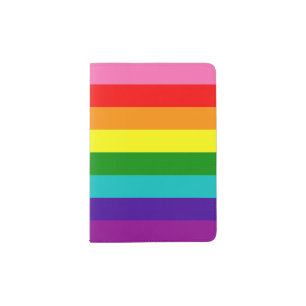 Rainbow LGBT gay flag Passport Holder