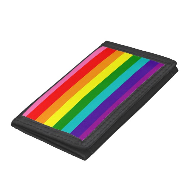 Rainbow LGBT gay flag Photo Wallet (Bottom)