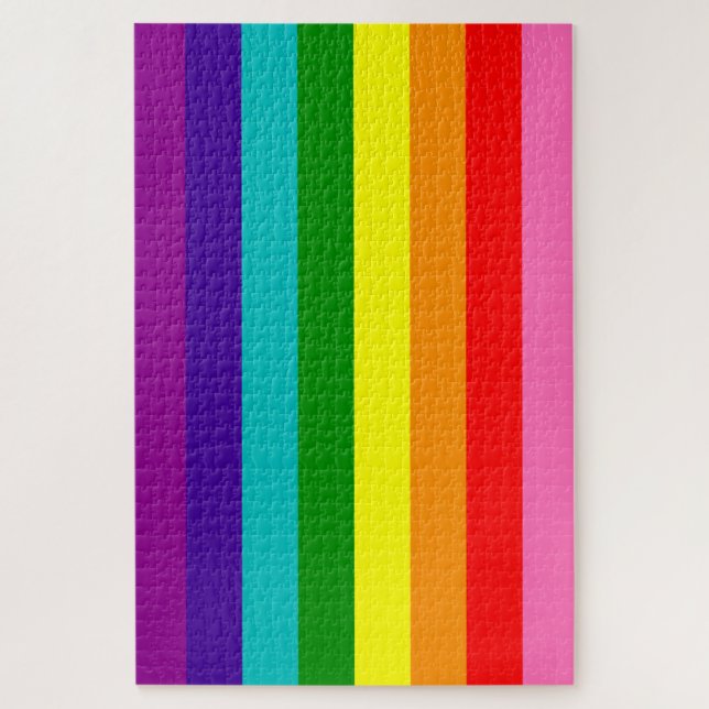 Rainbow LGBT gay flag Puzzle (Vertical)