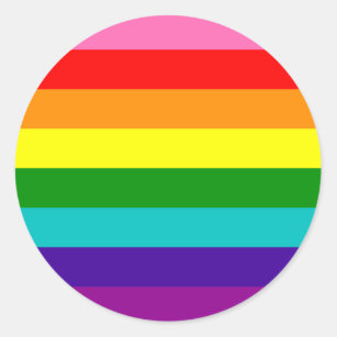 Rainbow LGBT gay flag Sticker